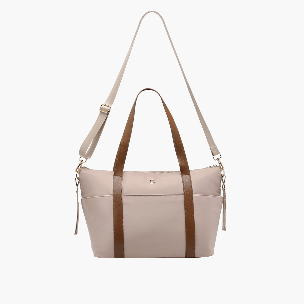 Giggles Solid Diaper Bag with Double Handles