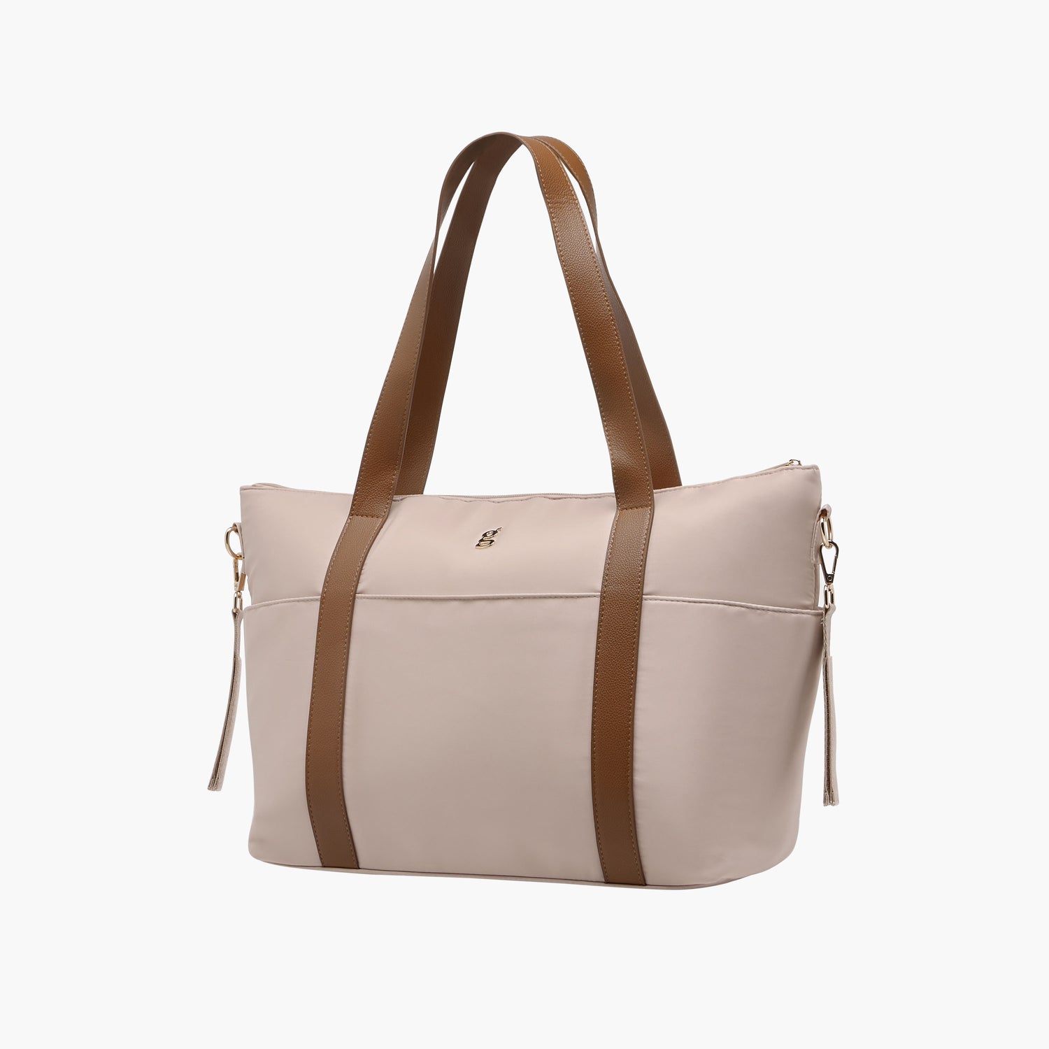 Giggles Solid Diaper Bag with Double Handles