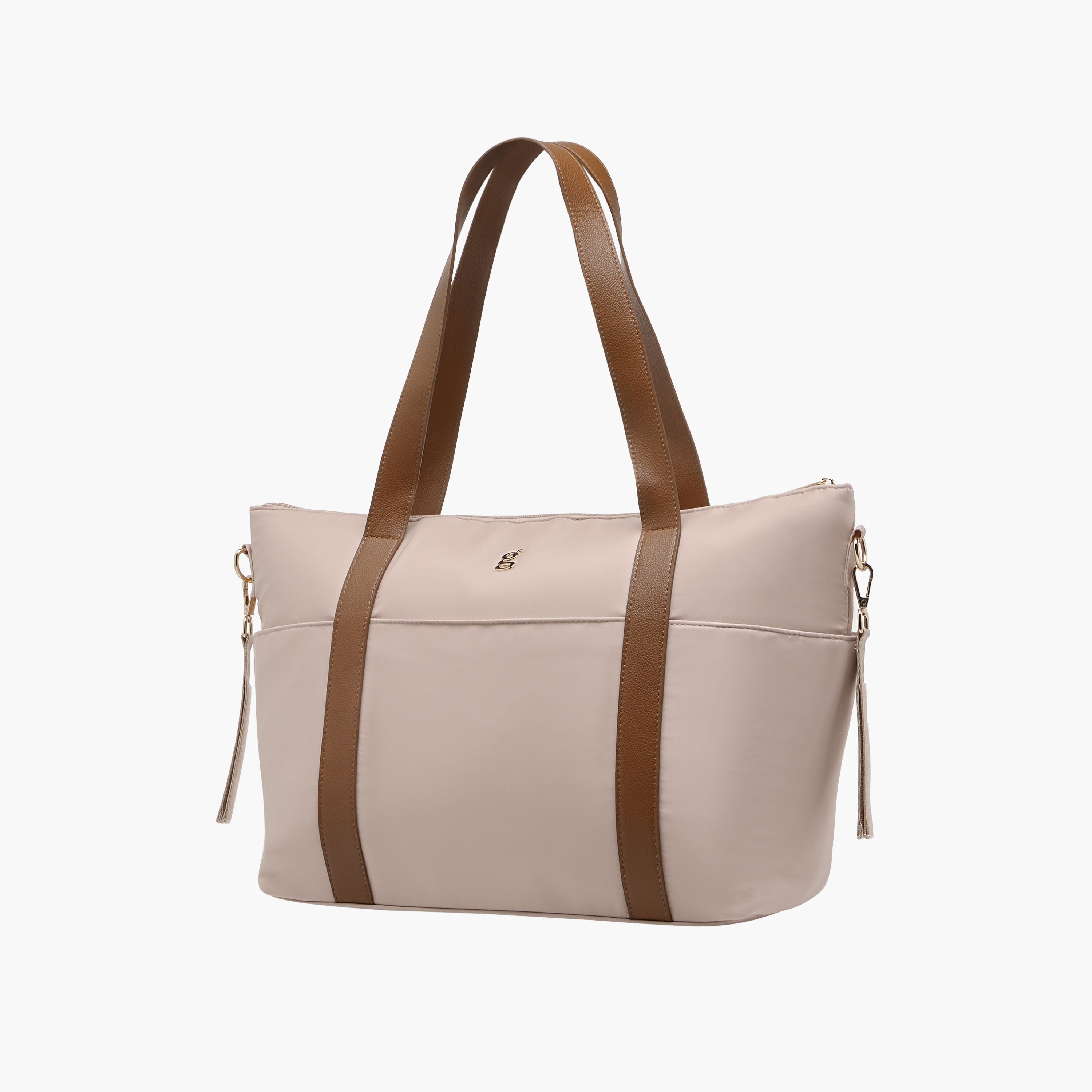 Giggles Solid Diaper Bag with Double Handles