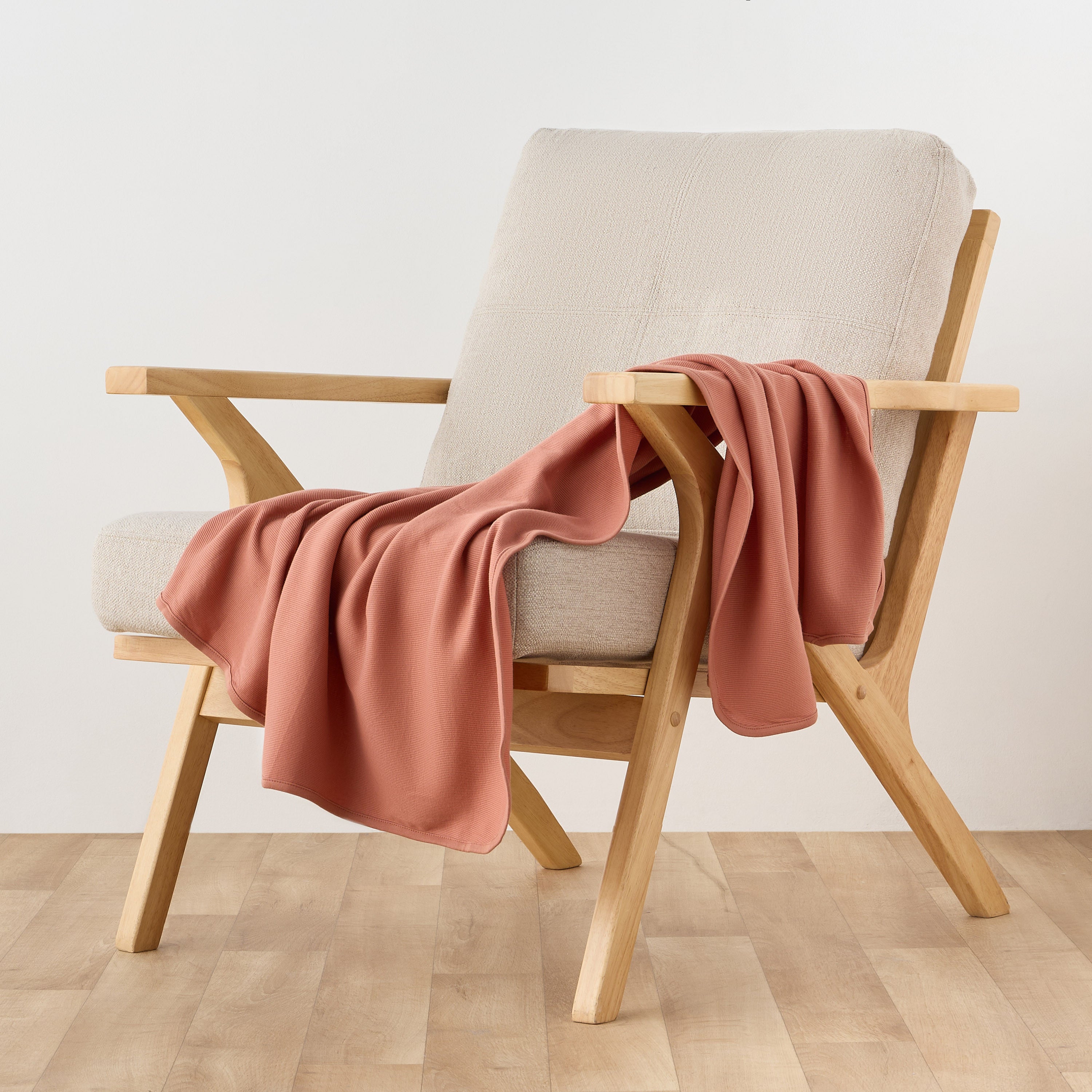 Pack of 3 Juniors Receiving Blanket with Ribbed Design, 80x100 cm