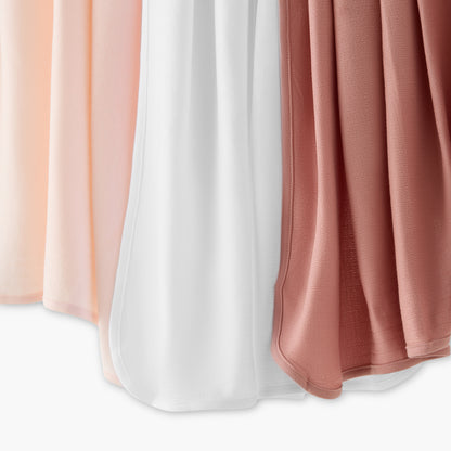 Pack of 3 Juniors Receiving Blankets with Texture, 80x100 cm