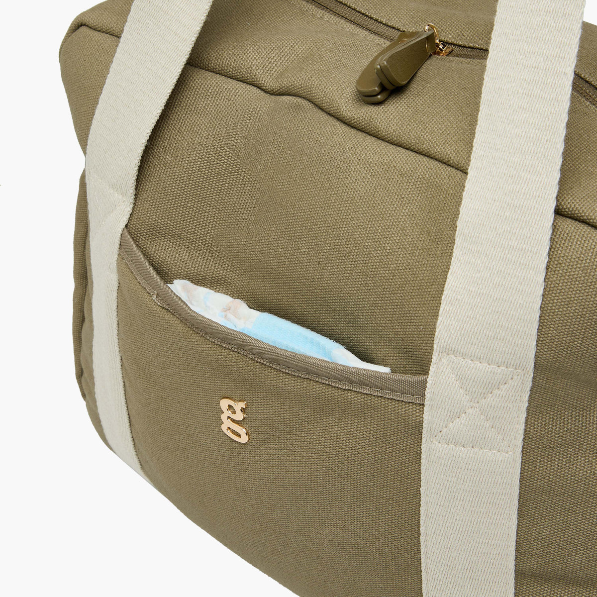 Giggles Solid Diaper Bag with Double Handles