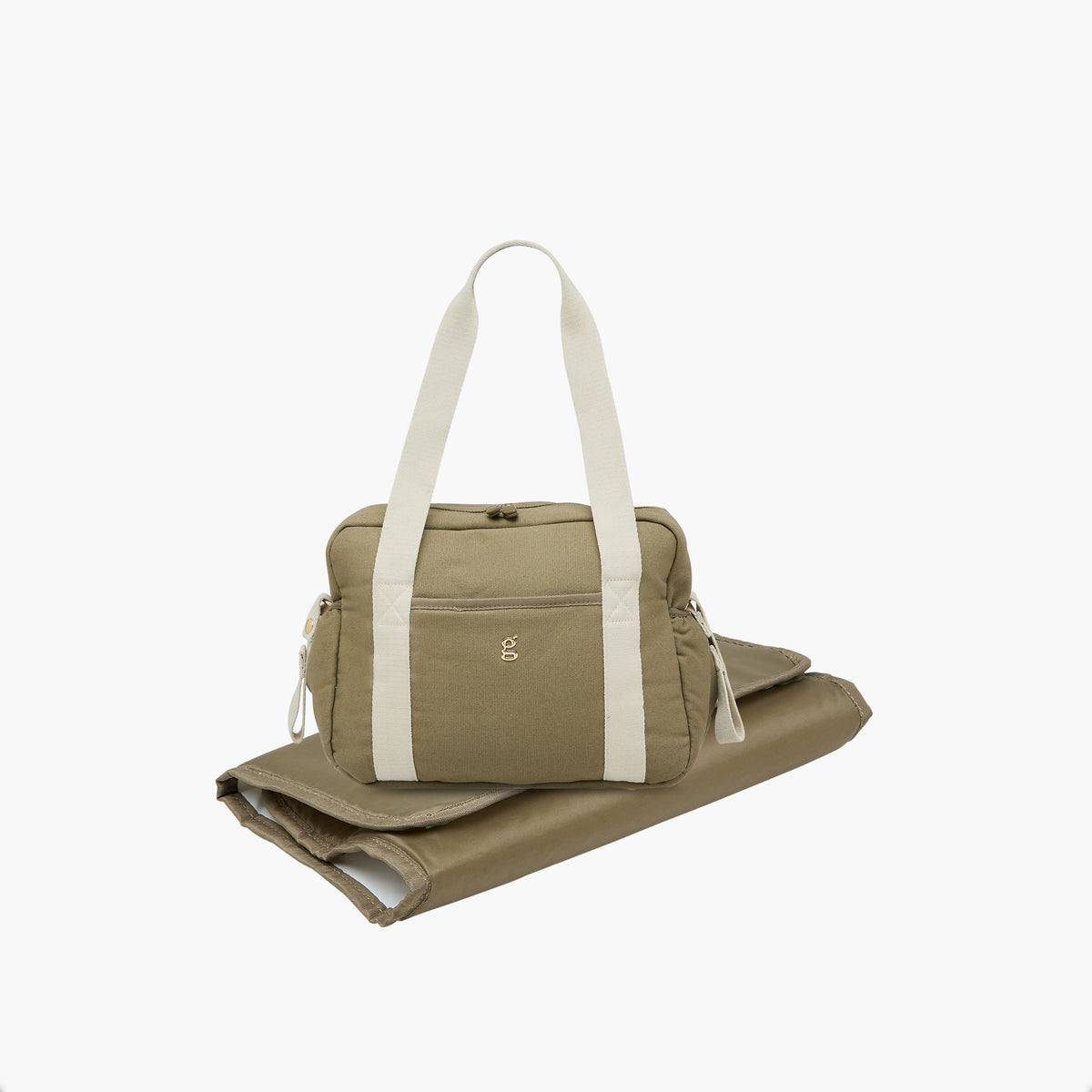 Giggles Solid Diaper Bag with Double Handles