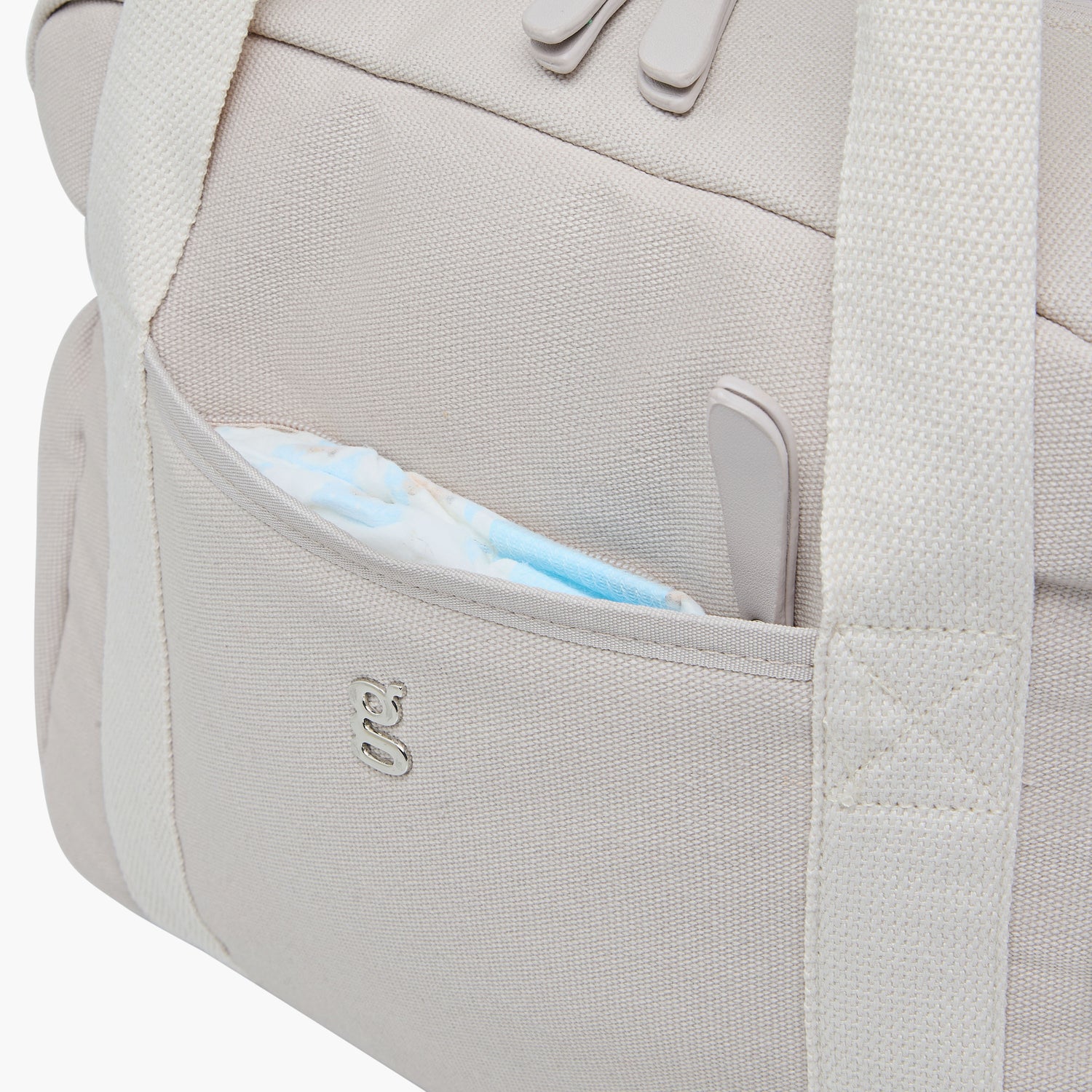Giggles Solid Diaper Bag with Double Handles