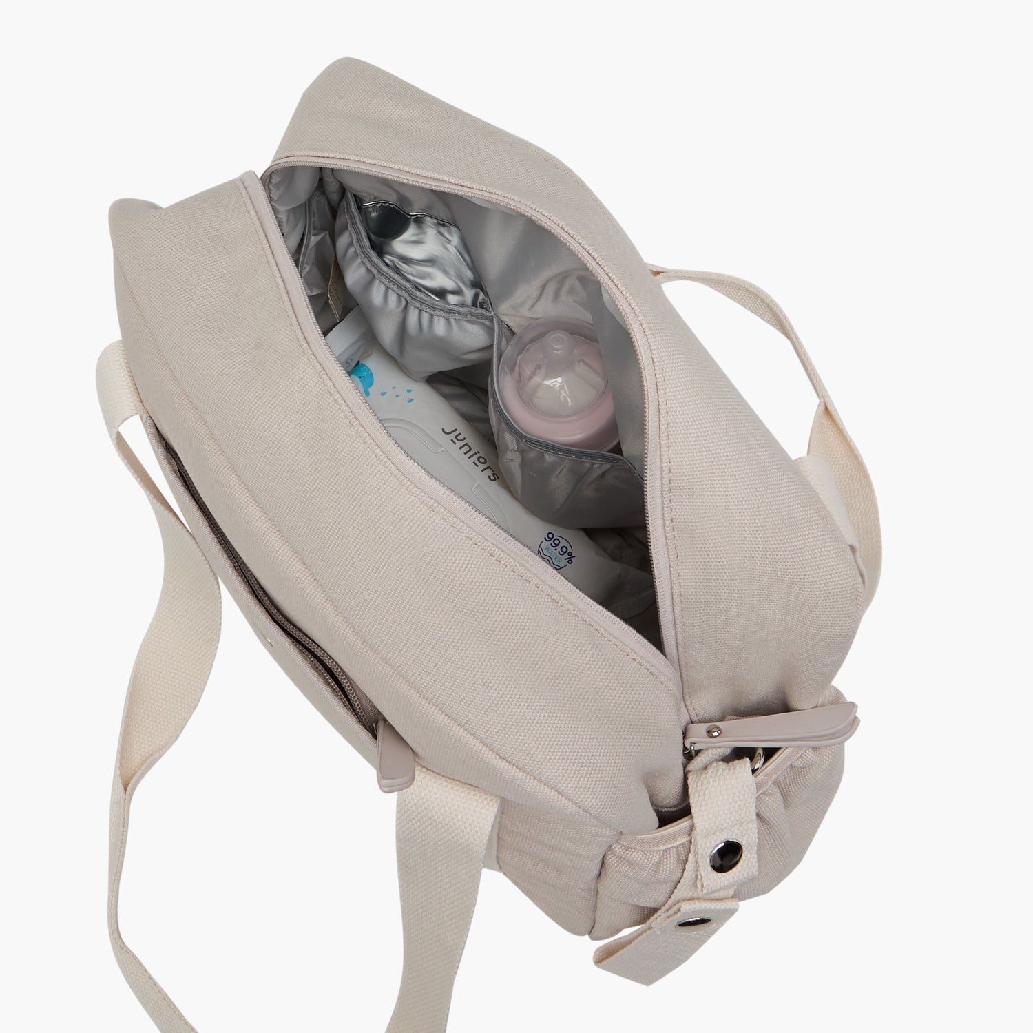 Giggles Solid Diaper Bag with Double Handles