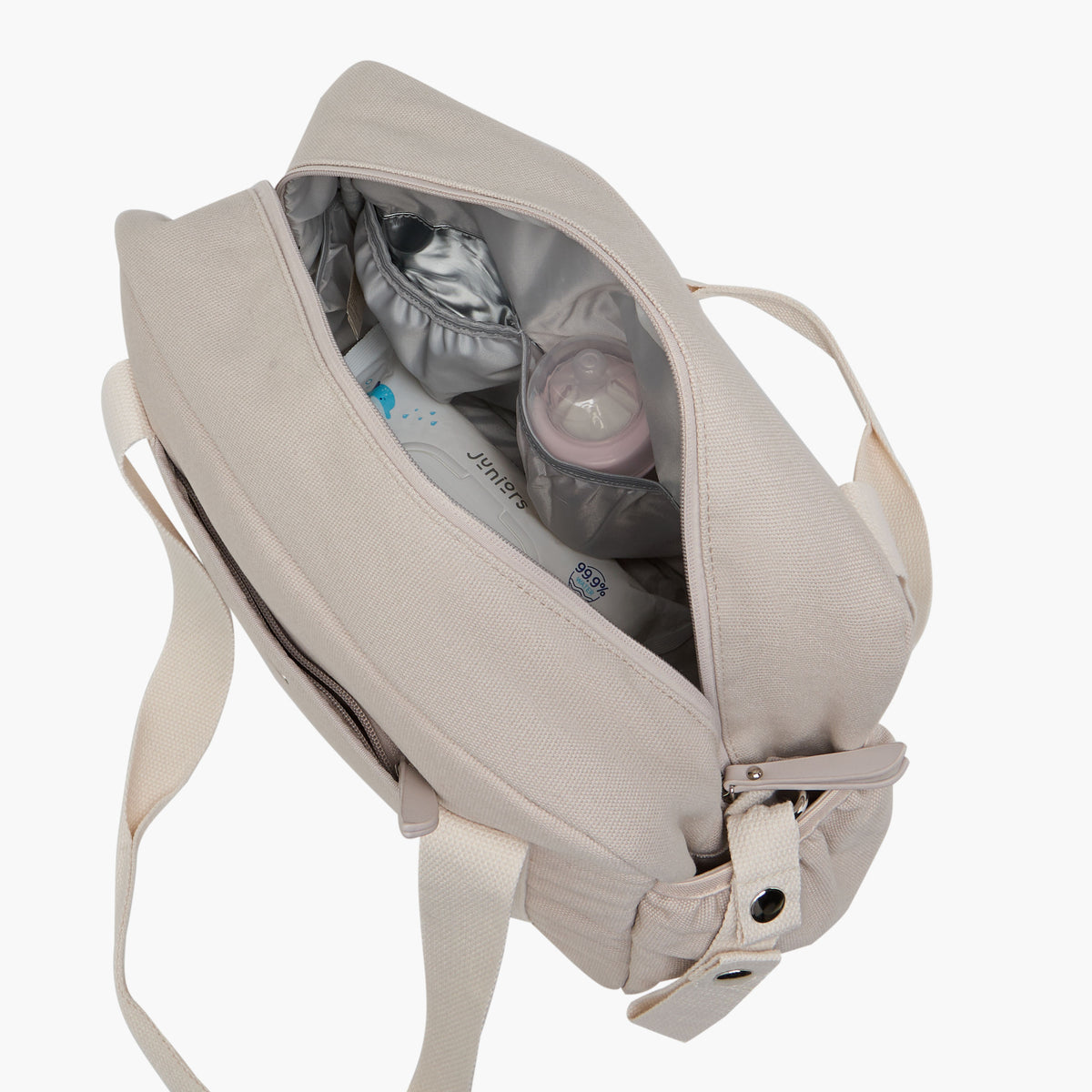 Giggles Solid Diaper Bag with Double Handles