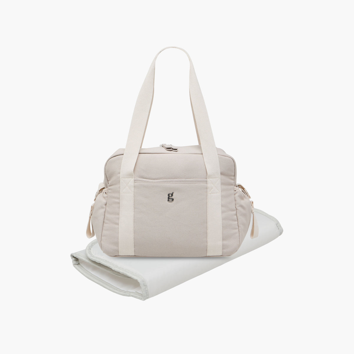 Giggles Solid Diaper Bag with Double Handles