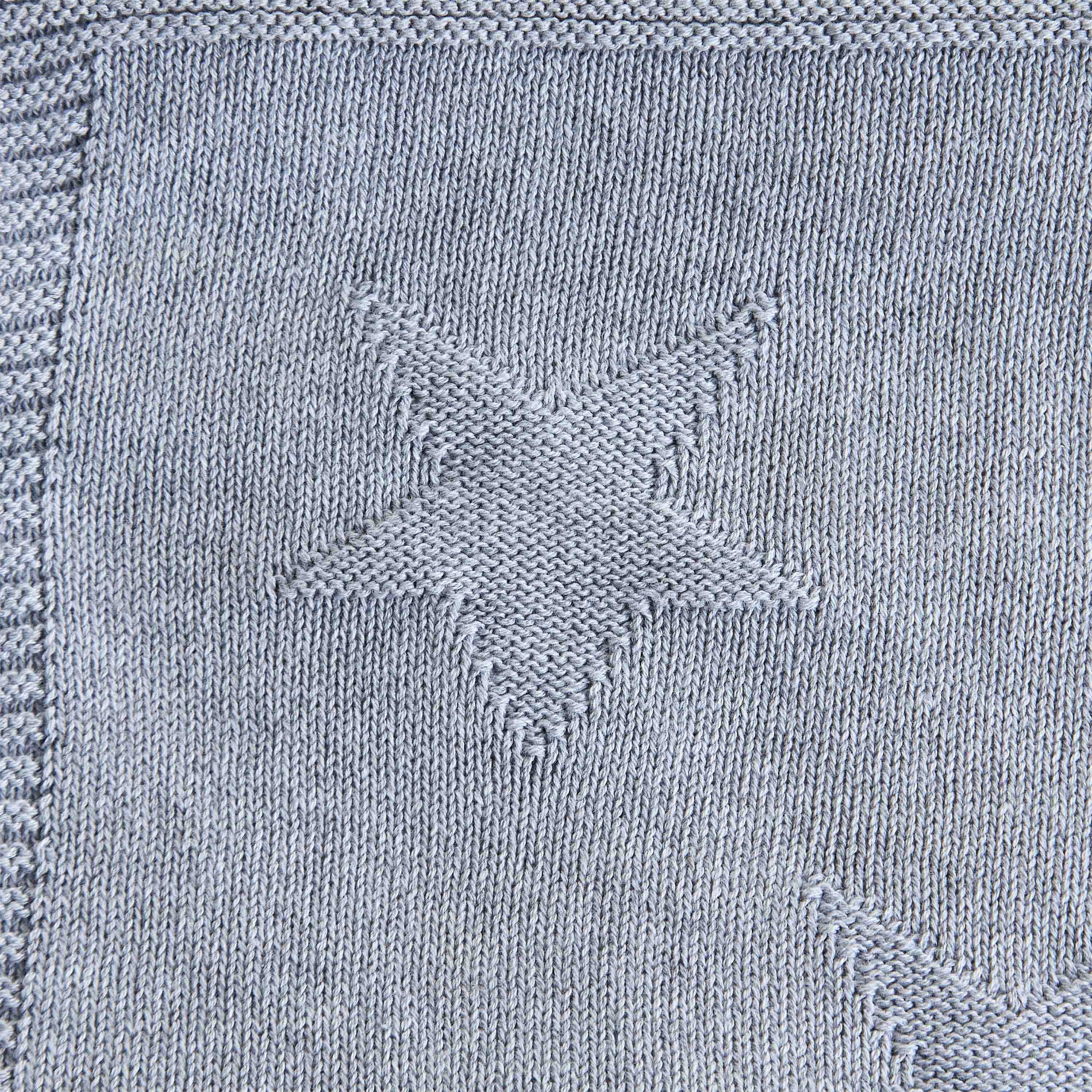 Juniors Receiving Blanket with Star Texture