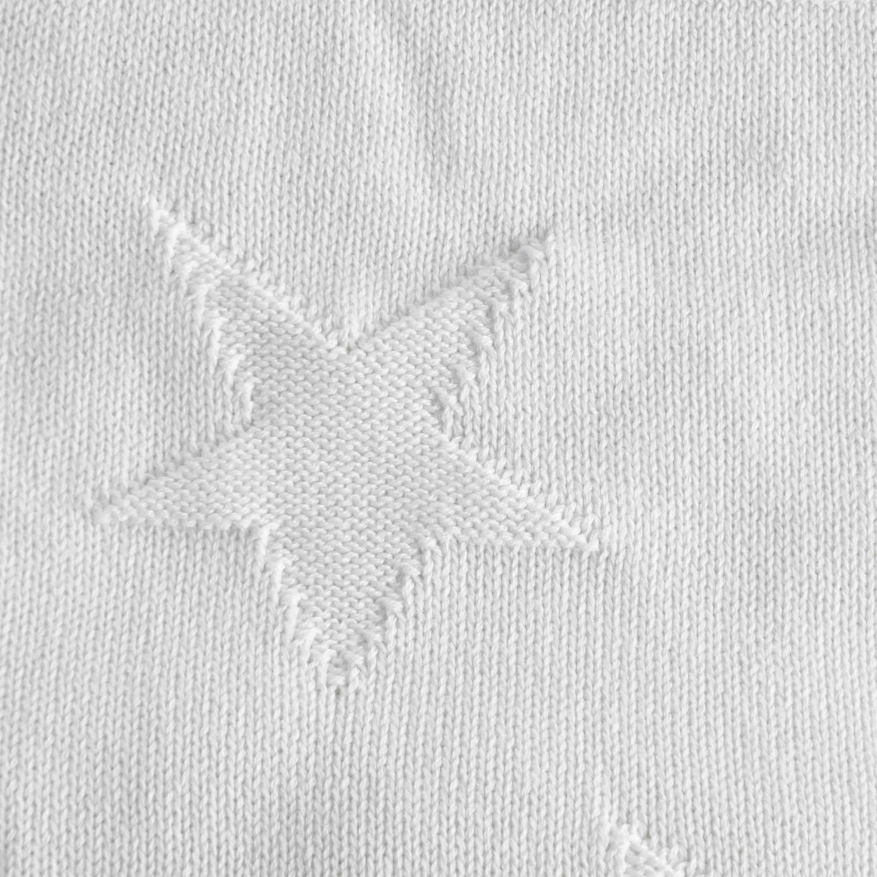 Juniors Receiving Blanket with Star Texture