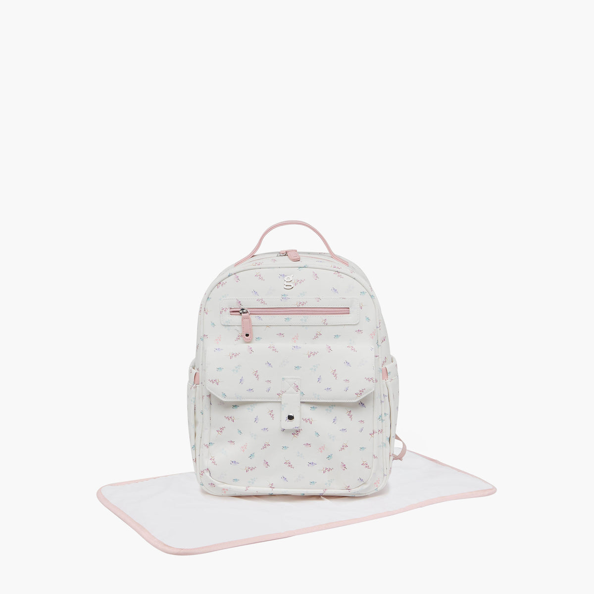 Giggles Bird Print Diaper Backpack with Adjustable Straps