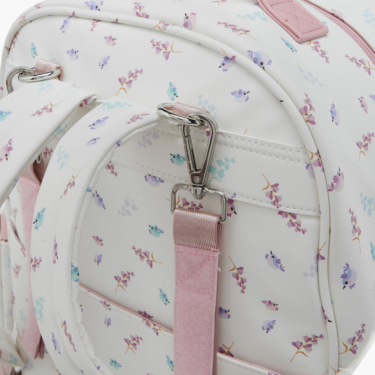 Giggles Bird Print Diaper Backpack with Adjustable Straps