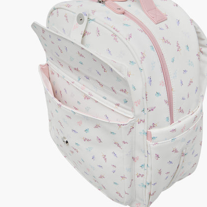 Giggles Bird Print Diaper Backpack with Adjustable Straps