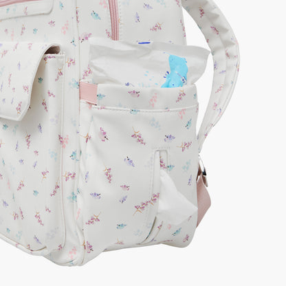 Giggles Bird Print Diaper Backpack with Adjustable Straps