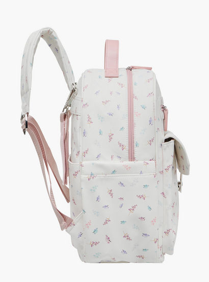 Giggles Bird Print Diaper Backpack with Adjustable Straps-baby-gear-diaperbags-image-6