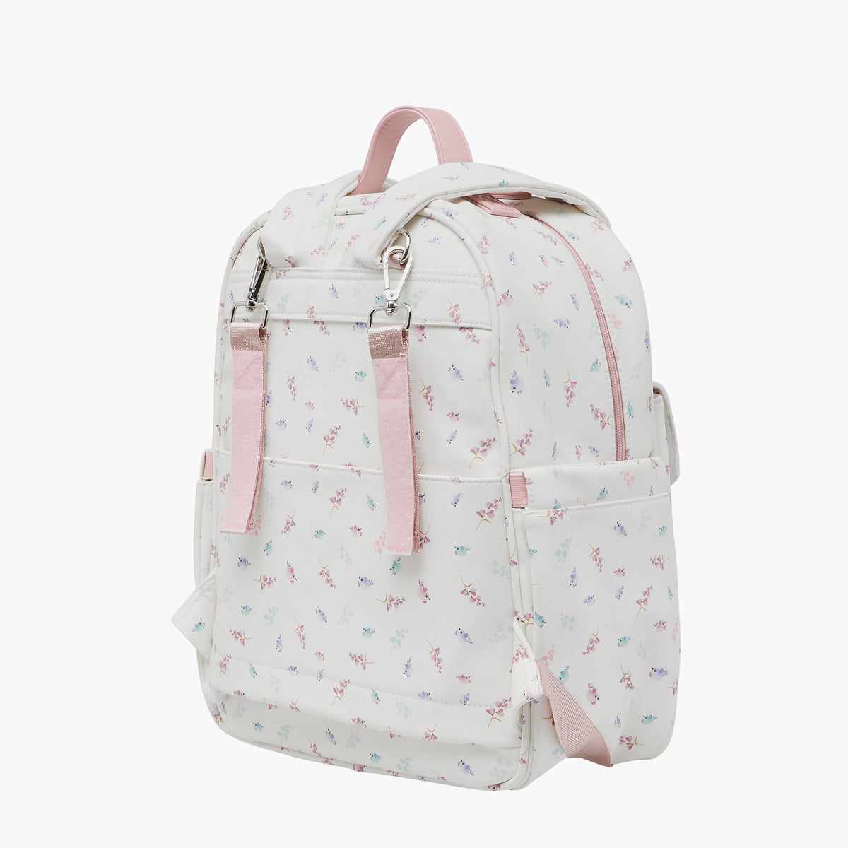 Giggles Bird Print Diaper Backpack with Adjustable Straps