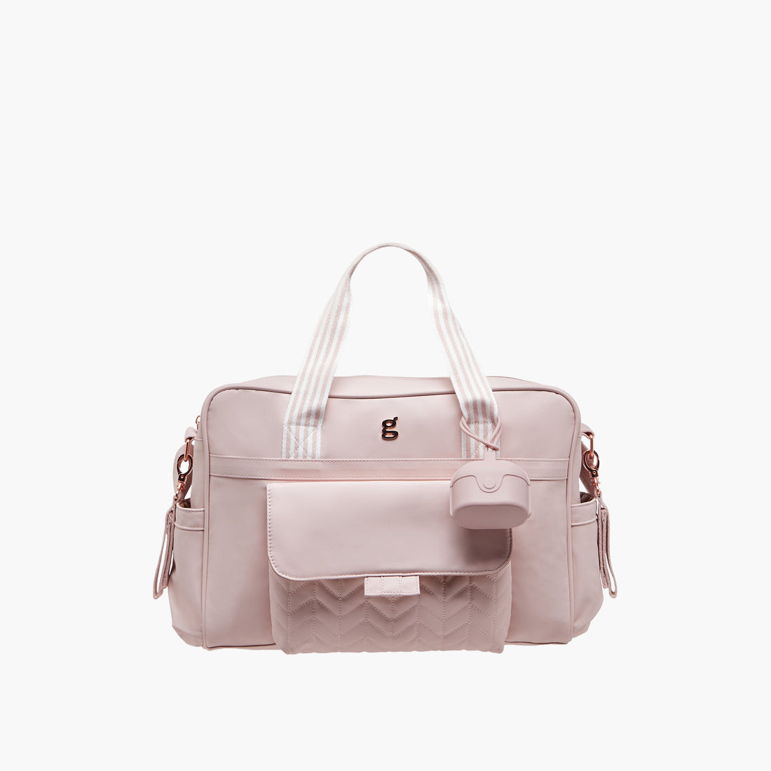 Giggles Adjustable Strap Diaper Bag with Zip Closure