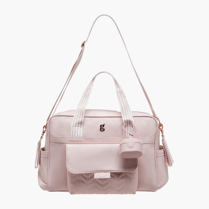 Giggles Adjustable Strap Diaper Bag with Zip Closure