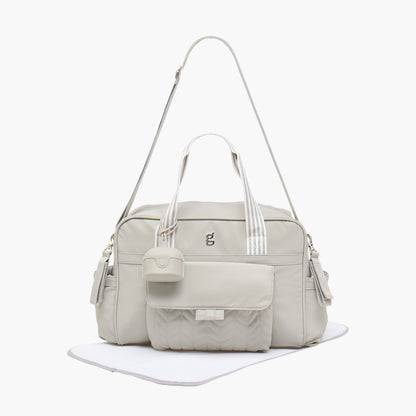 Giggles Adjustable Strap Diaper Bag with Zip Closure