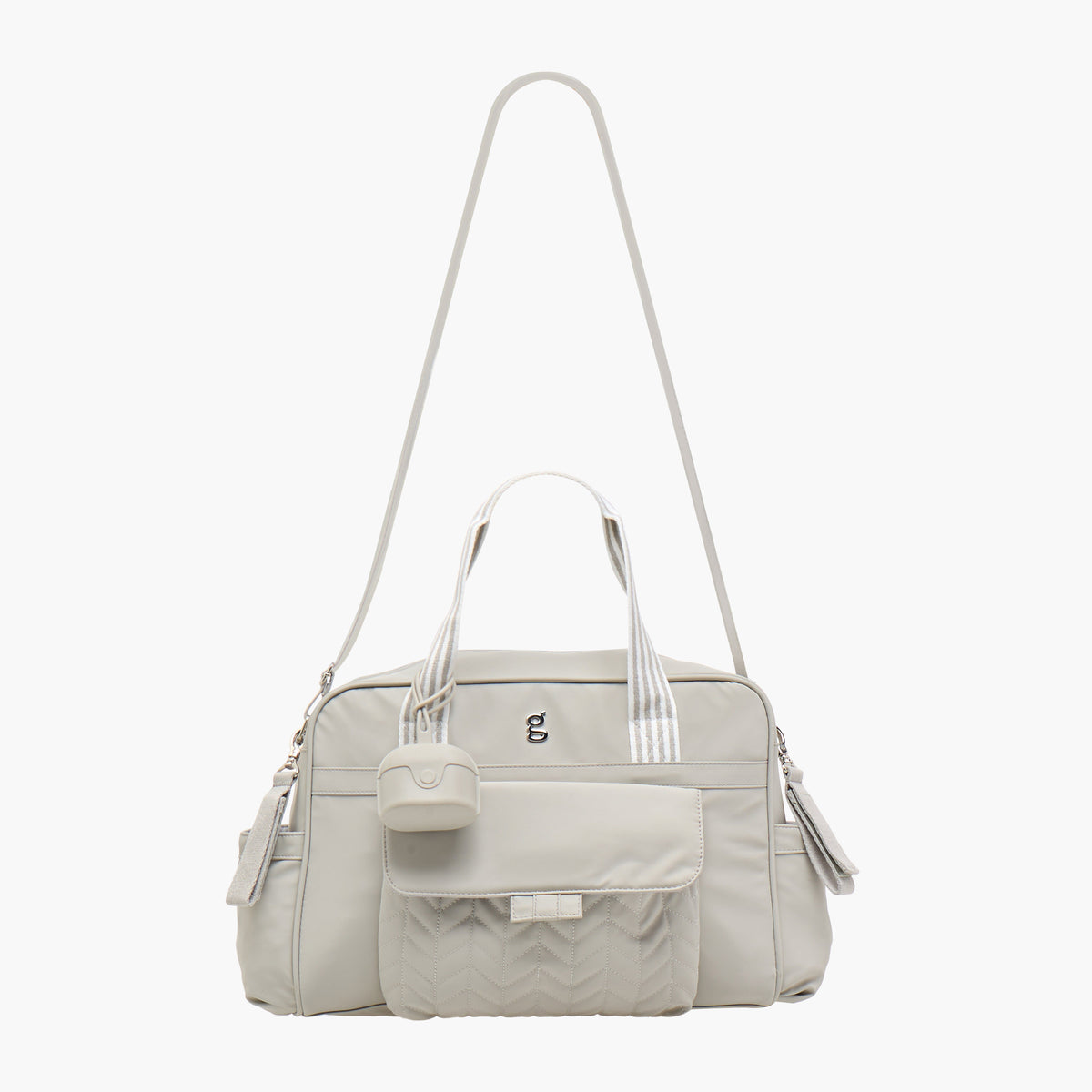 Giggles Adjustable Strap Diaper Bag with Zip Closure