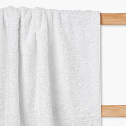 Luxury Egyptian Towel with Waffle border - White