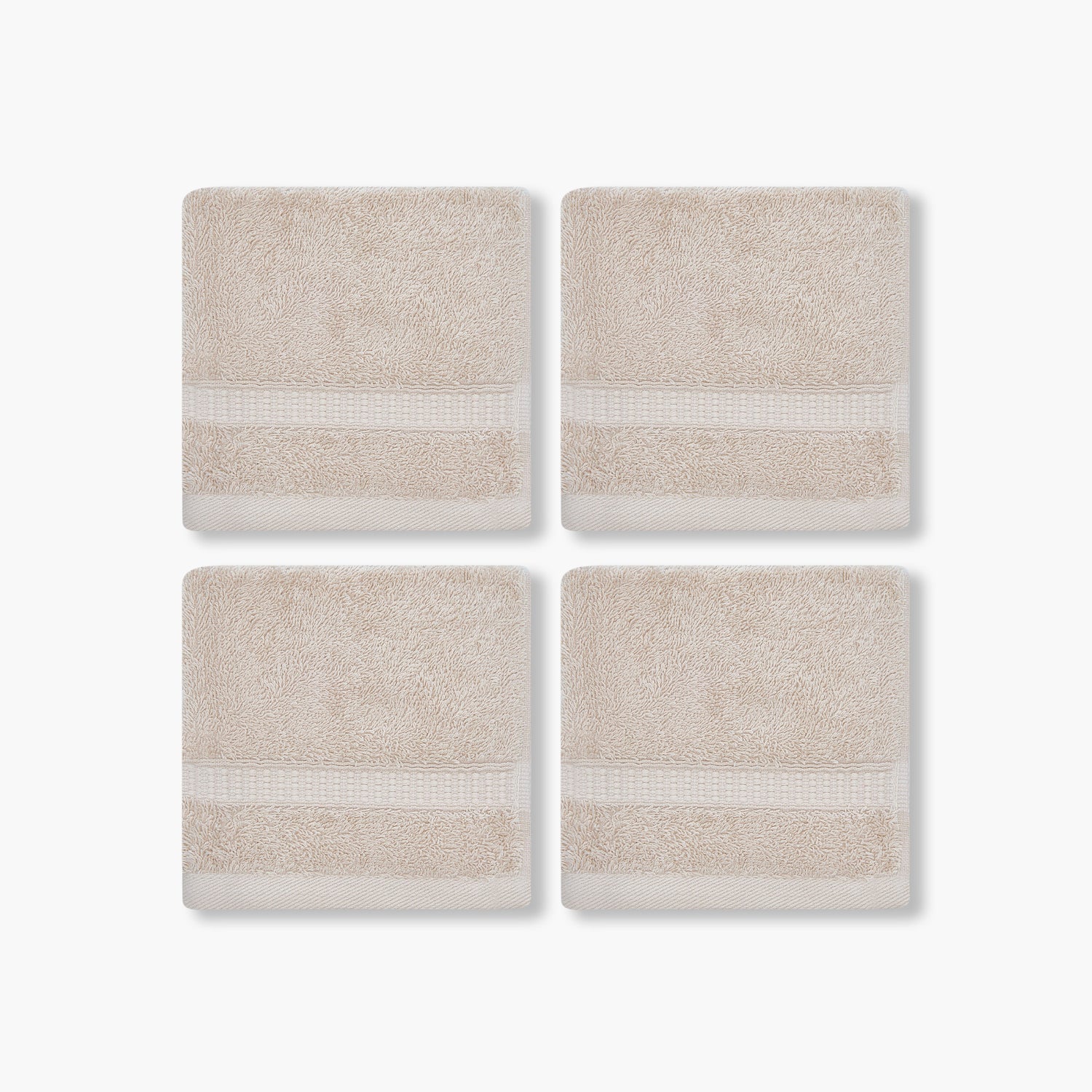 Pack of 4 Luxury Egyptian Towel with Waffle border - HomeBabyBath &amp; CareTowels