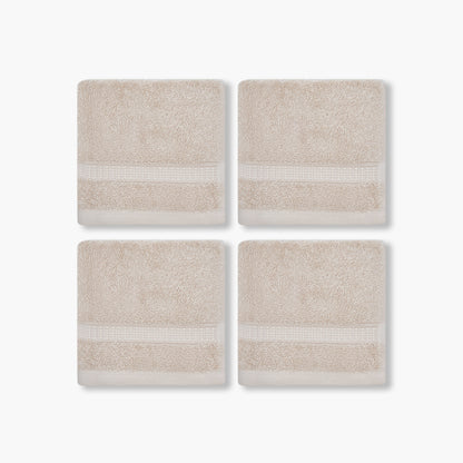 Pack of 4 Luxury Egyptian Towel with Waffle border