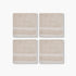 Pack of 4 Luxury Egyptian Towel with Waffle border