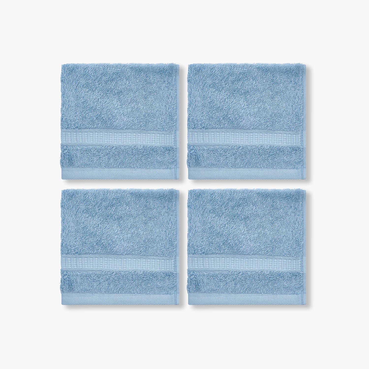 Pack of 4 Luxury Egyptian Towel with Waffle border