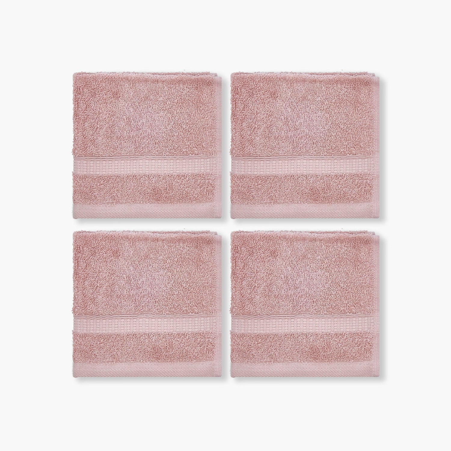 Pack of 4 Luxury Egyptian Towel with Waffle border