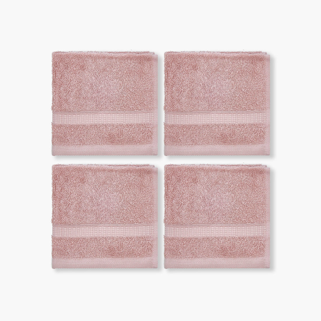 Pack of 4 Luxury Egyptian Towel with Waffle border