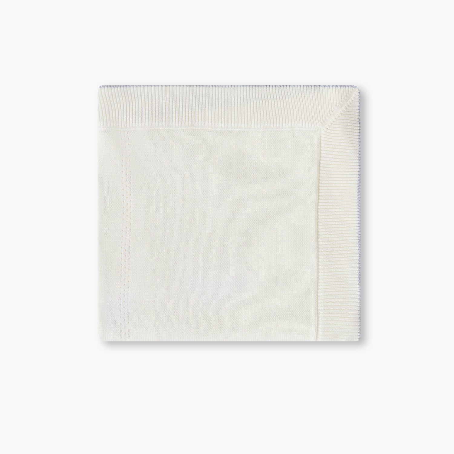 Pack of 3 Juniors Receiving Blanket with Ribbed Design, 80x100 cm
