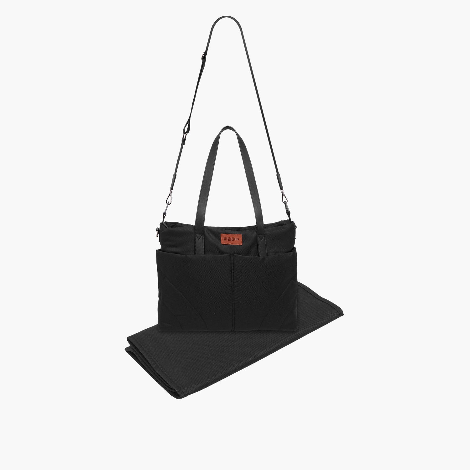 Giggles Archie Diaper Bag with Changing Mat, Small