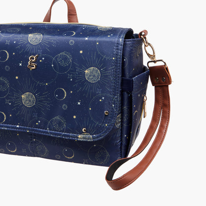 Juniors Space Print Diaper Bag with Changing Mat