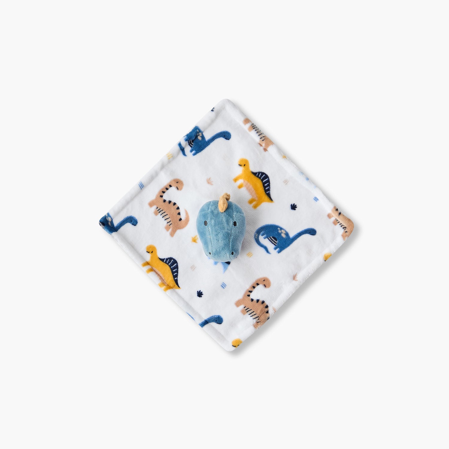 Juniors Raschel Blanket and Security Blanket with Dinosaur Print, 75x100 cm