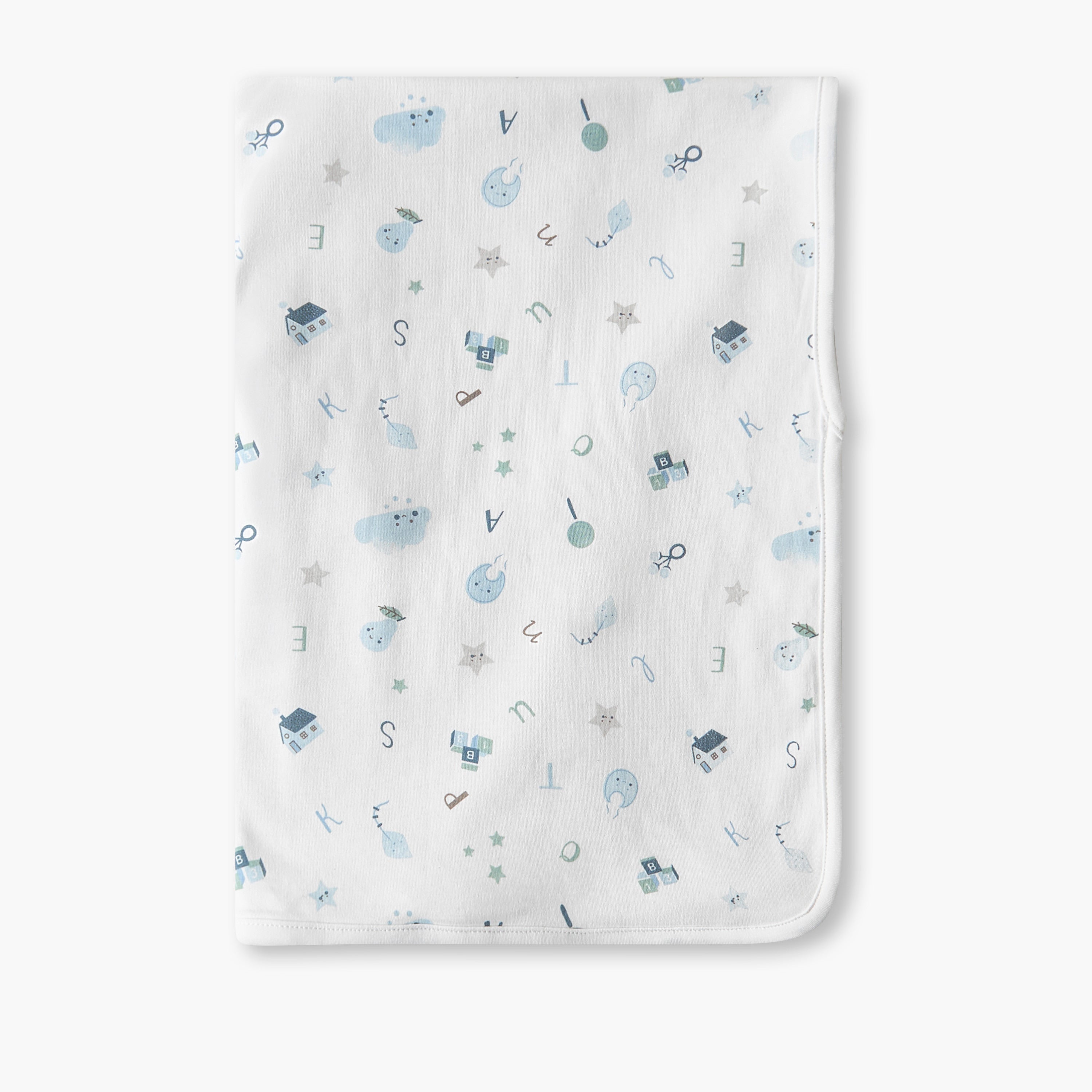 Juniors Receiving Blanket with Print, 80x80 cm