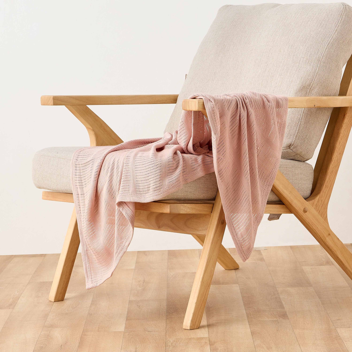 Juniors Blanket with Cellular Knit Design, 80x100 cm