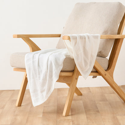 Juniors Blanket with Cellular Knit Design, 80x100 cm