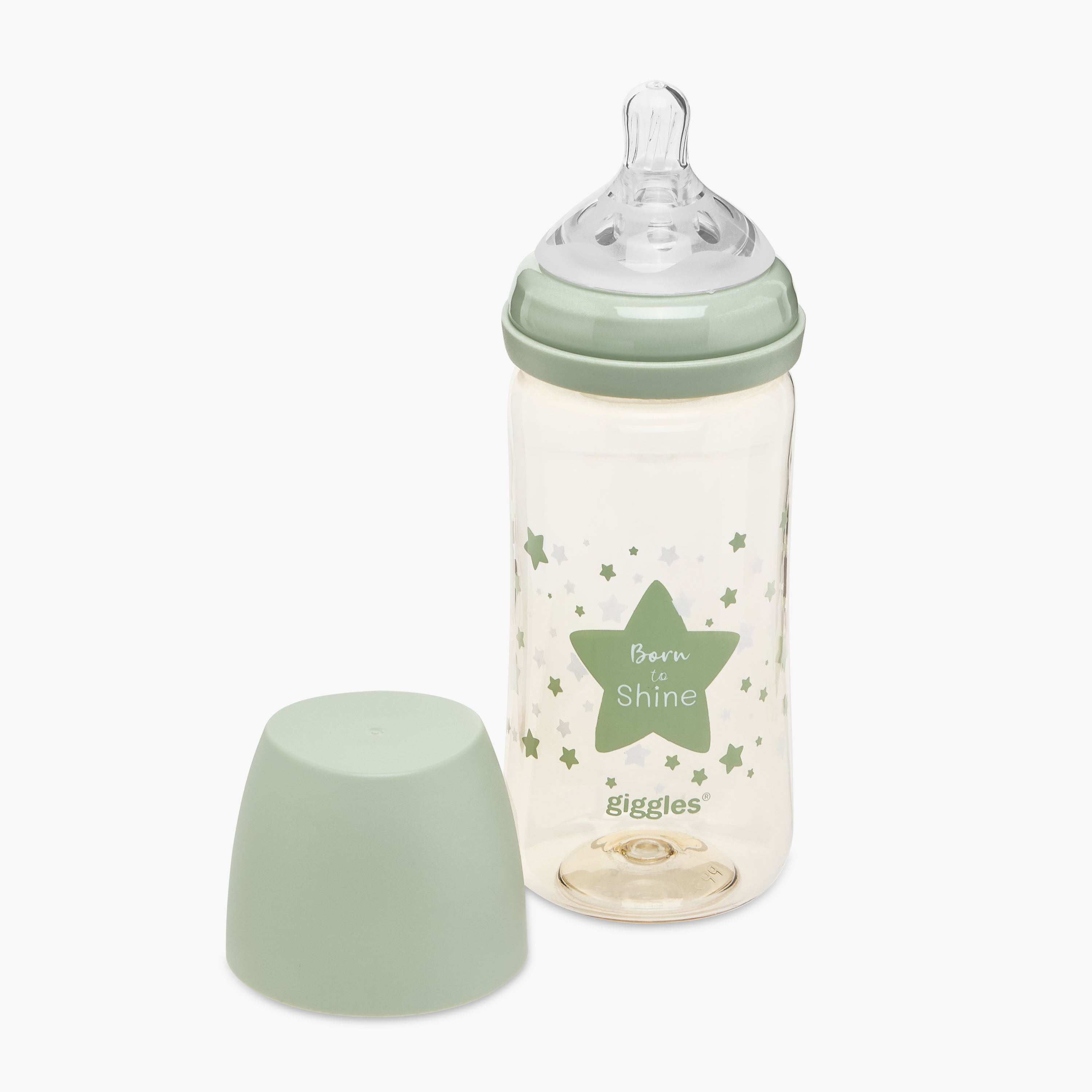 Giggles Feeding Bottle with Anti-Colic Valve, 240 ml