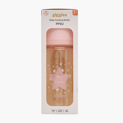 Giggles Feeding Bottle with Anti-Colic Valve, 240 ml