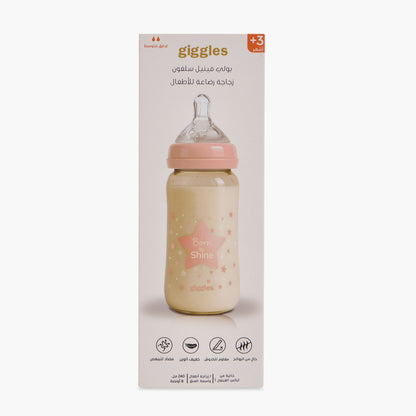 Giggles Feeding Bottle with Anti-Colic Valve, 240 ml