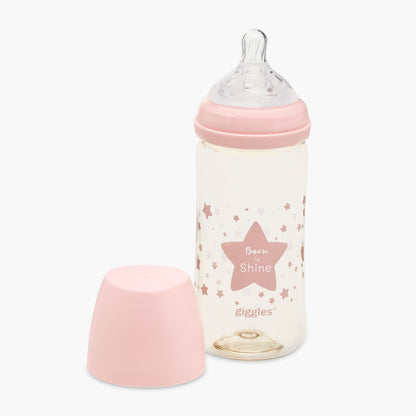 Giggles Feeding Bottle with Anti-Colic Valve, 240 ml
