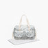Giggles Printed Diaper Bag with Zip Closure - Grey