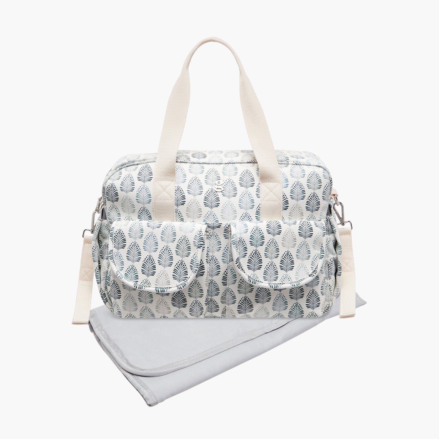 Giggles Printed Diaper Bag with Zip Closure