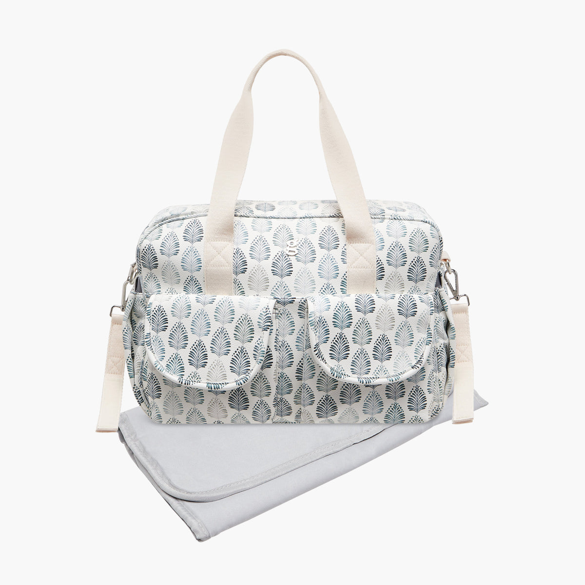 Giggles Printed Diaper Bag with Zip Closure
