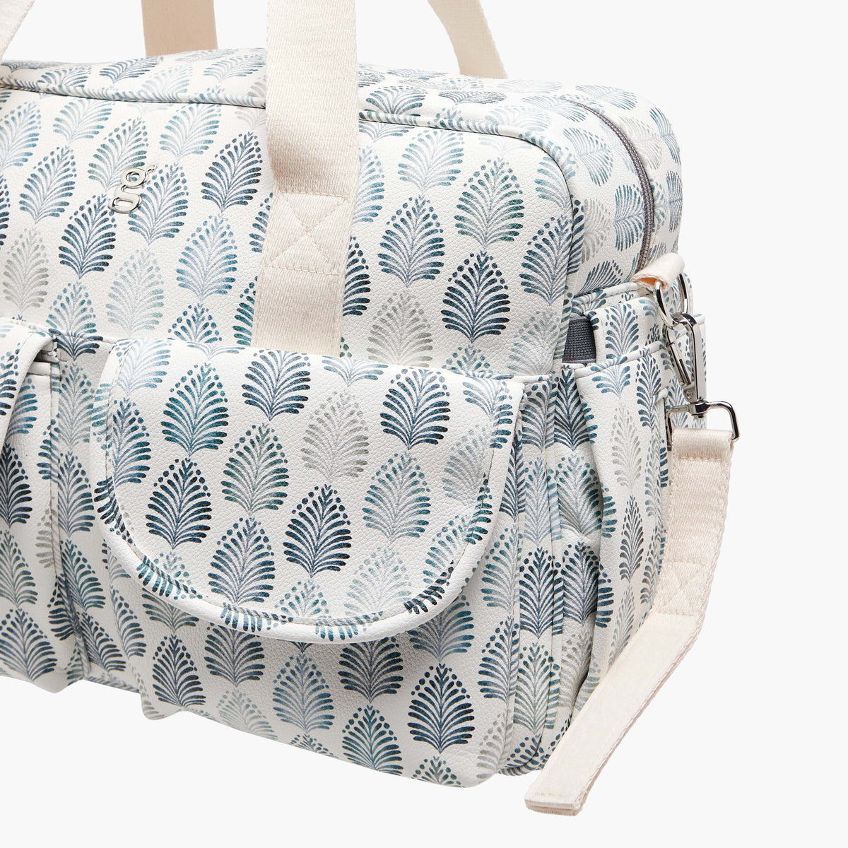 Giggles Printed Diaper Bag with Zip Closure