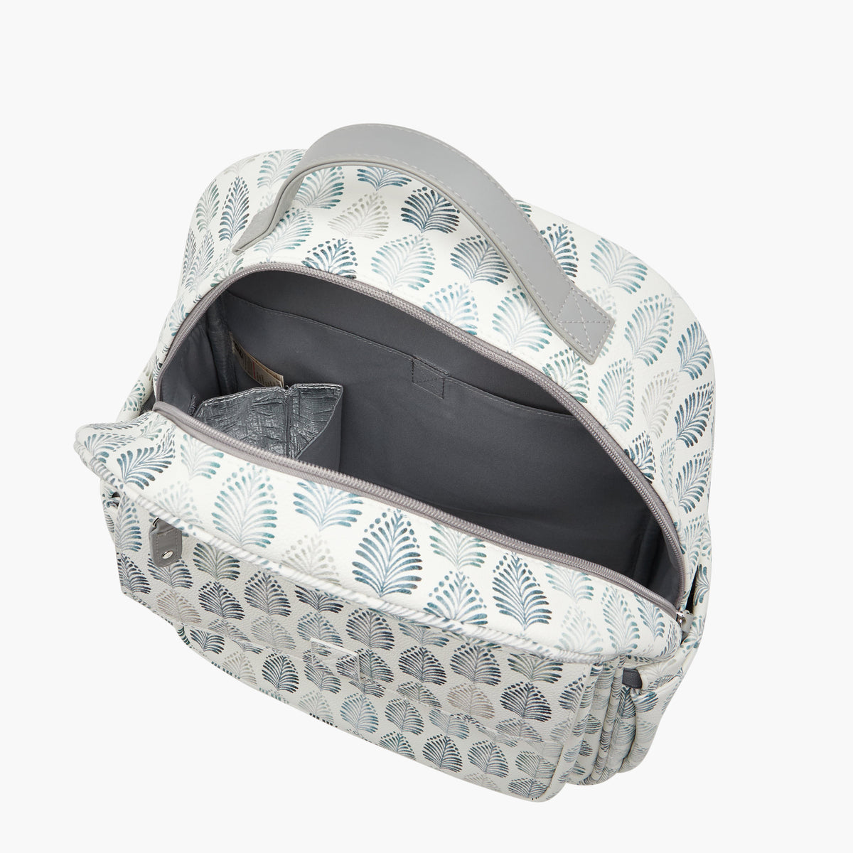 Giggles Ikkat Print Diaper Backpack with Changing Mat