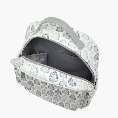 Giggles Ikkat Print Diaper Backpack with Changing Mat