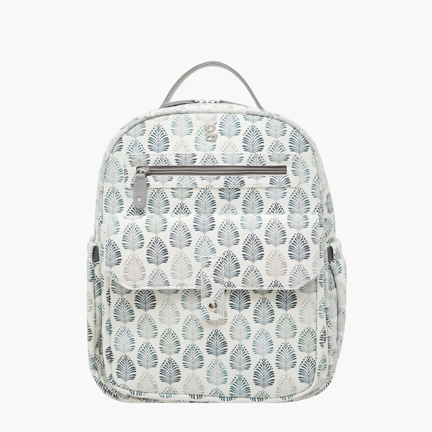Giggles Ikkat Print Diaper Backpack with Changing Mat