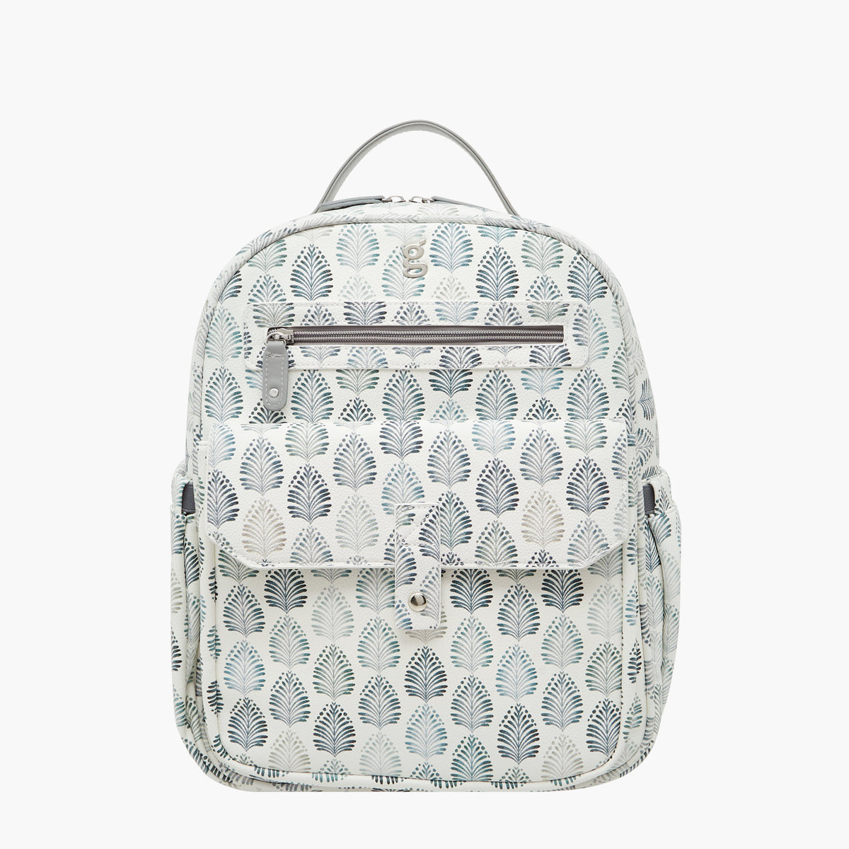 Giggles Ikkat Print Diaper Backpack with Changing Mat