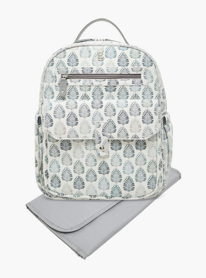 Giggles Ikkat Print Diaper Backpack with Changing Mat-baby-gear-diaperbags-image-3